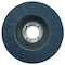 Weiler 4-1/2" Abrasive Flap Disc, Conical (TY29), Phenolic Backing, 60Z, 7/8" 31345 - alternate 2